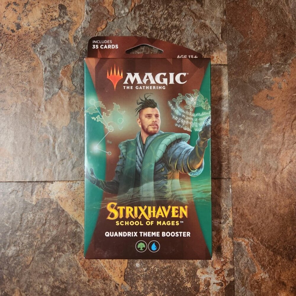 Magic the Gathering Strixhaven School of Mages Quandrix Theme Booster - NEW